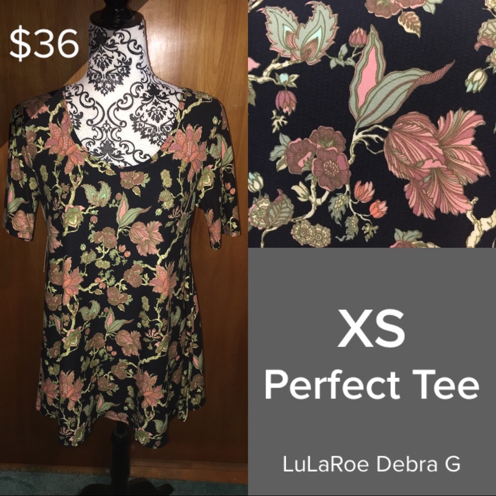 LuLaRoe Floral XS Perfect T